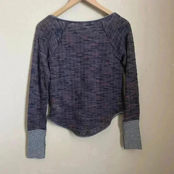 Free People Space Out Long Sleeve Knit Top Small - Picture 12 of 12